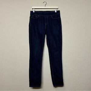 Levi's pants women 10 maternity stretchy straight leg jean dark wash denim blue